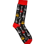 Aim/Albert Elov Men's Socks - Guitars