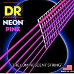 DR Music DR Neon Pink Acoustic Strings