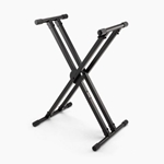 On Stage On-Stage Pro Double X Keyboard Stand w/Trigger