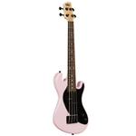 Kala Solid Body 4-String Light Pink UBass w/Bag