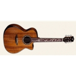 Luna Vineyard Koa Bevel Grand Auditorium A/E Guitar