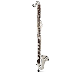 Backun Q Series Bass Clarinet, Cocobolo, Silver Keys, Gold Posts