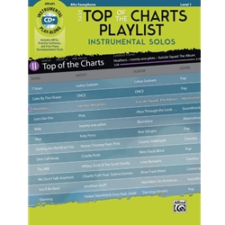 Easy Top of the Charts Playlist Instrumental Solos [Alto Sax]