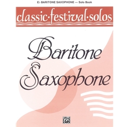 Classic Festival Solos, Bari Sax Vol. 1