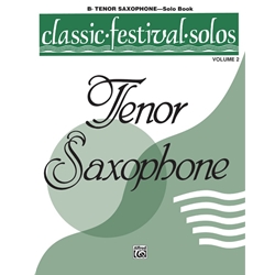 Classic Festival Solos, Tenor Sax Vol. 2