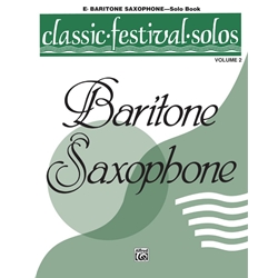 Classic Festival Solos, Bari Sax Vol. 2