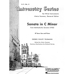 Sonata in C Minor - Tenor Sax & Piano
