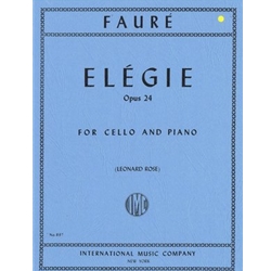 Elegie, Op. 24 - Cello & Piano