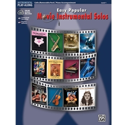Easy Popular Movie Solos - Cello & Piano