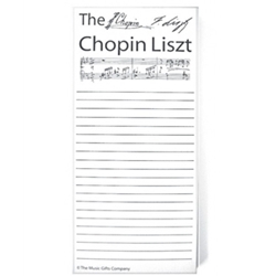 Music Gifts Cmp Chopin Liszt Pad