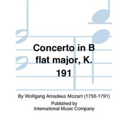 Concerto in Bb - Bassoon